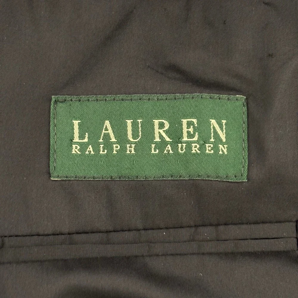 Lauren Ralph Lauren Gray Pinstripe Wool Blazer 43R Business Interview Sport Coat